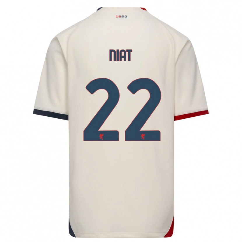 Danxen Mann Yahvan Niat #22 Off-White Rød Bortetrøye Drakt Trøye 2026/27 Skjorter T-Skjorte