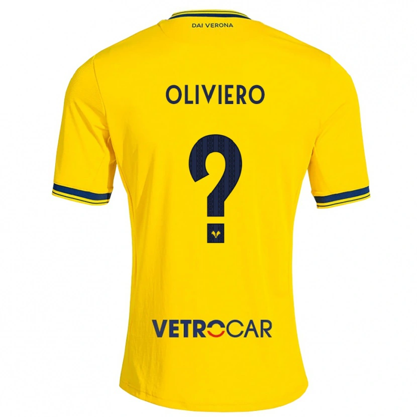 Danxen Mann Davide Oliviero #0 Gul Rød Bortetrøye Drakt Trøye 2026/27 Skjorter T-Skjorte