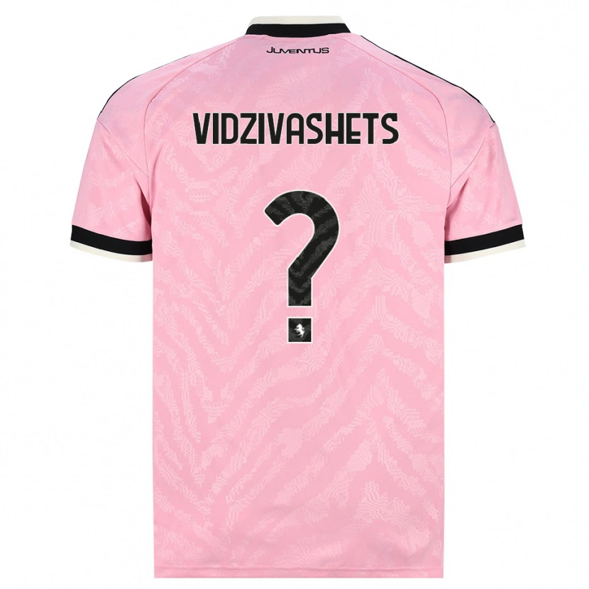 Danxen Mann David Vidzivashets #0 Rosa Svart Bortetrøye Drakt Trøye 2026/27 Skjorter T-Skjorte