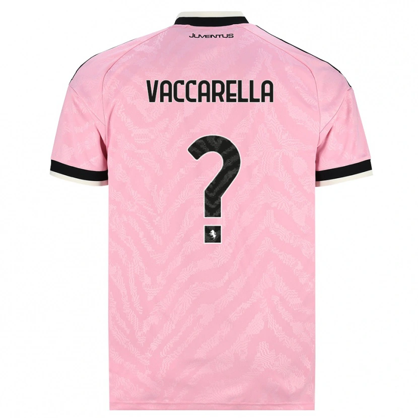 Danxen Mann Marco Vaccarella #0 Rosa Svart Bortetrøye Drakt Trøye 2026/27 Skjorter T-Skjorte