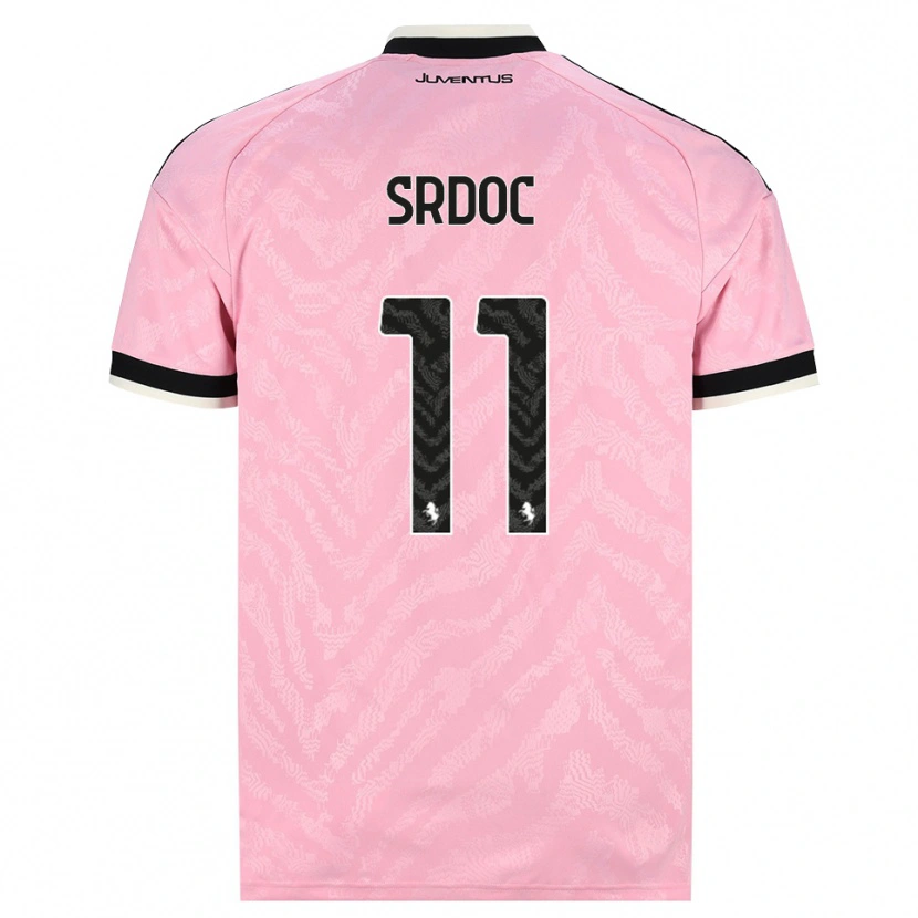 Danxen Mann Ivano Srdoc #11 Rosa Svart Bortetrøye Drakt Trøye 2026/27 Skjorter T-Skjorte