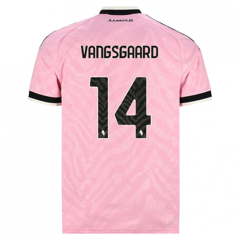 Danxen Mann Amalie Jørgensen Vangsgaard #14 Rosa Svart Bortetrøye Drakt Trøye 2026/27 Skjorter T-Skjorte
