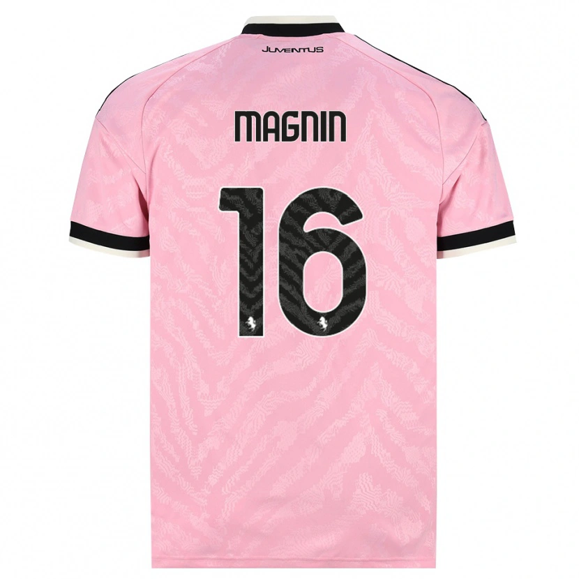 Danxen Mann Pauline Peyraud-Magnin #16 Rosa Svart Bortetrøye Drakt Trøye 2026/27 Skjorter T-Skjorte