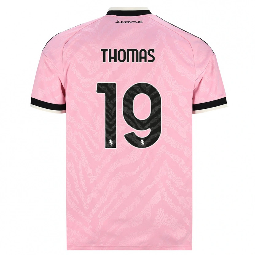 Danxen Mann Lindsey Thomas #19 Rosa Svart Bortetrøye Drakt Trøye 2026/27 Skjorter T-Skjorte