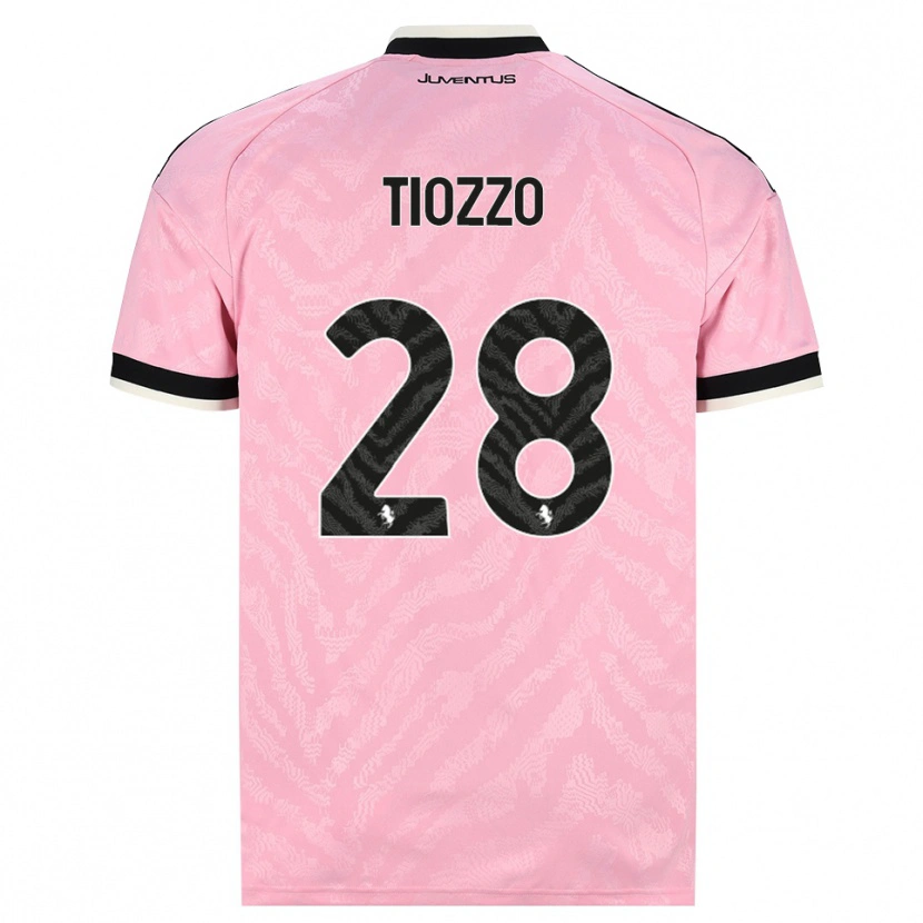 Danxen Mann Marco Tiozzo #28 Rosa Svart Bortetrøye Drakt Trøye 2026/27 Skjorter T-Skjorte
