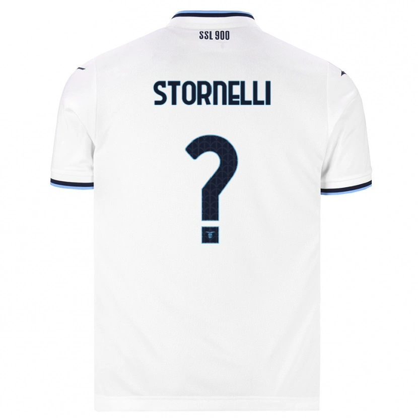 Danxen Mann Matteo Stornelli #0 Hvit Marineblå Bortetrøye Drakt Trøye 2026/27 Skjorter T-Skjorte
