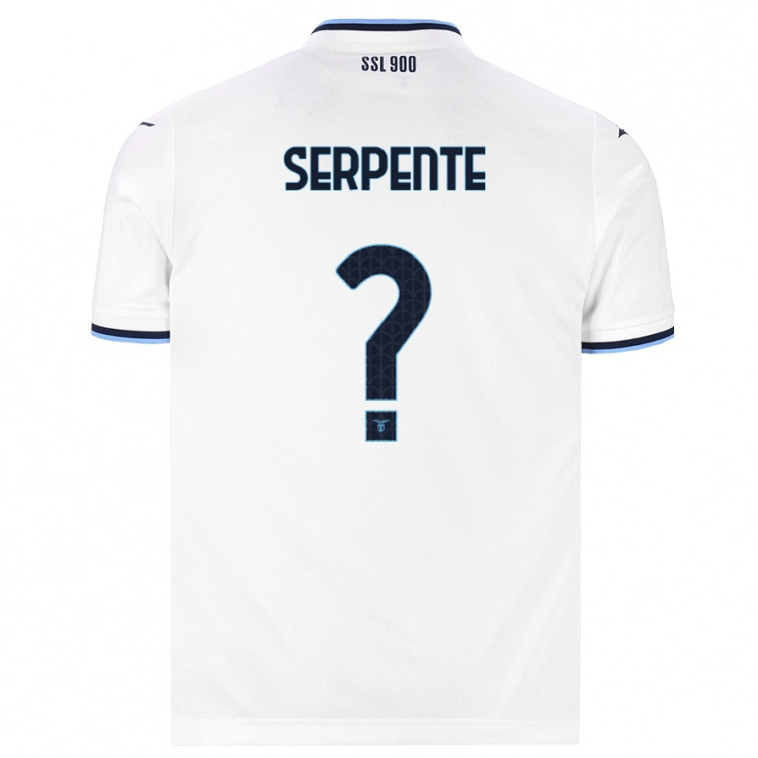 Danxen Mann Fabiano Serpente #0 Hvit Marineblå Bortetrøye Drakt Trøye 2026/27 Skjorter T-Skjorte
