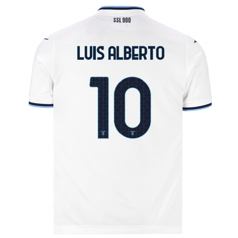 Danxen Mann Luis Alberto #10 Hvit Marineblå Bortetrøye Drakt Trøye 2026/27 Skjorter T-Skjorte
