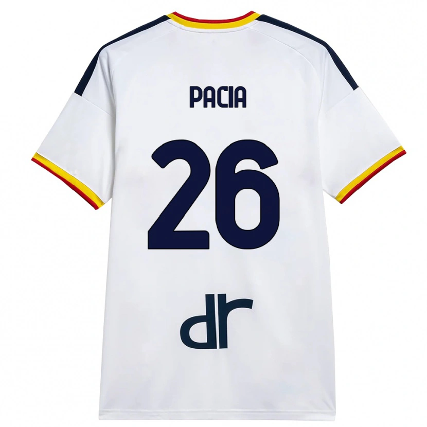Danxen Mann Fabiano Pacia #26 Hvit Gul Rød Bortetrøye Drakt Trøye 2026/27 Skjorter T-Skjorte