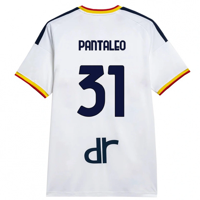 Danxen Mann Dario Pantaleo #31 Hvit Gul Rød Bortetrøye Drakt Trøye 2026/27 Skjorter T-Skjorte