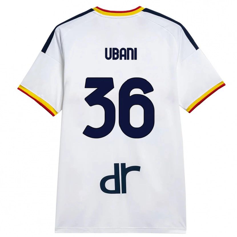 Danxen Mann Marlon Ubani #36 Hvit Gul Rød Bortetrøye Drakt Trøye 2026/27 Skjorter T-Skjorte
