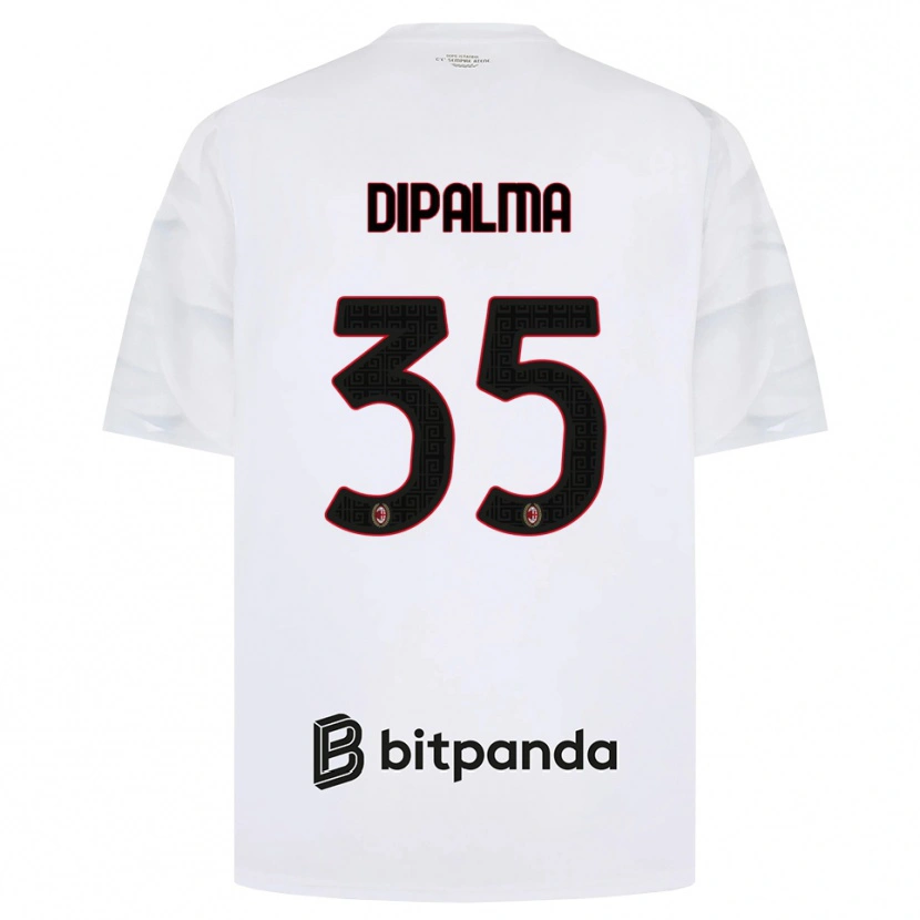 Danxen Mann Matteo Dipalma #35 Hvit Rød Svart Bortetrøye Drakt Trøye 2026/27 Skjorter T-Skjorte