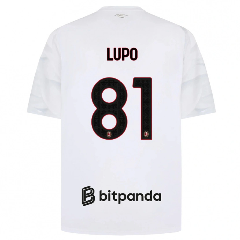 Danxen Mann Simone Lupo #81 Hvit Rød Svart Bortetrøye Drakt Trøye 2026/27 Skjorter T-Skjorte