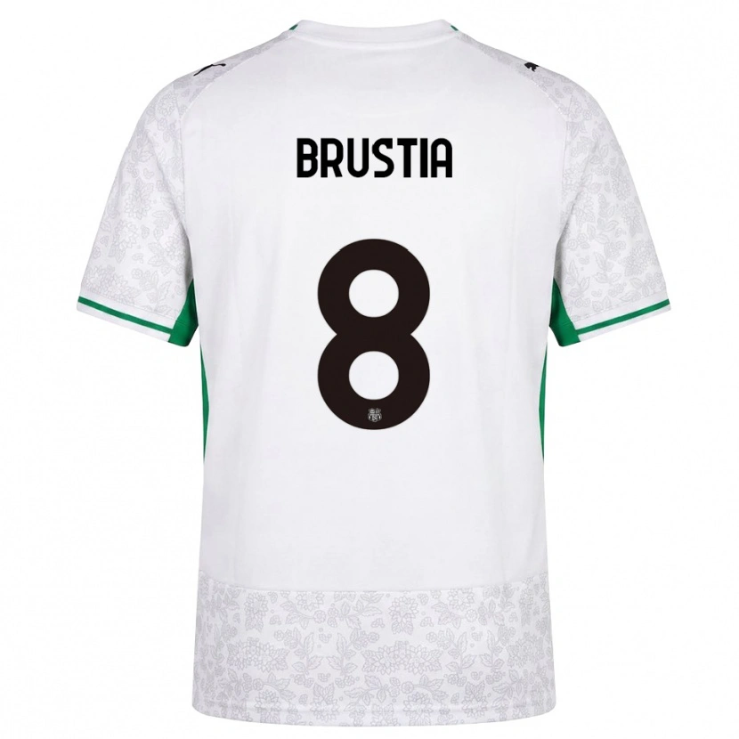 Danxen Mann Martina Brustia #8 Hvit Svart Grønn Bortetrøye Drakt Trøye 2026/27 Skjorter T-Skjorte