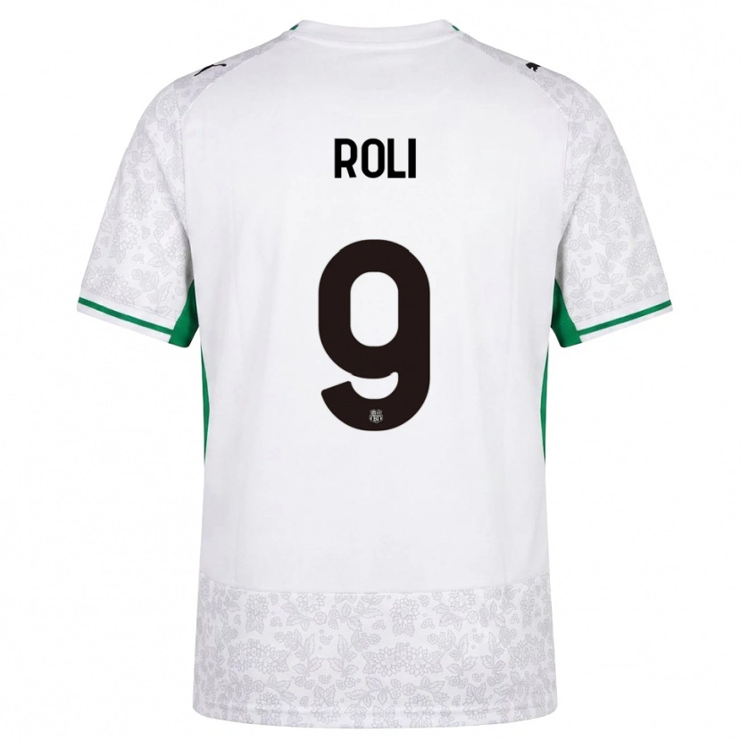 Danxen Mann Riccardo Roli #9 Hvit Svart Grønn Bortetrøye Drakt Trøye 2026/27 Skjorter T-Skjorte