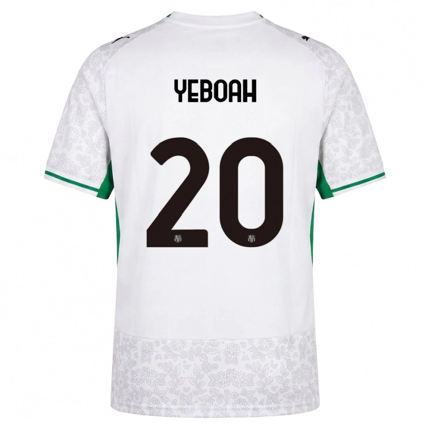 Danxen Mann Daniel Yeboah #20 Hvit Svart Grønn Bortetrøye Drakt Trøye 2026/27 Skjorter T-Skjorte