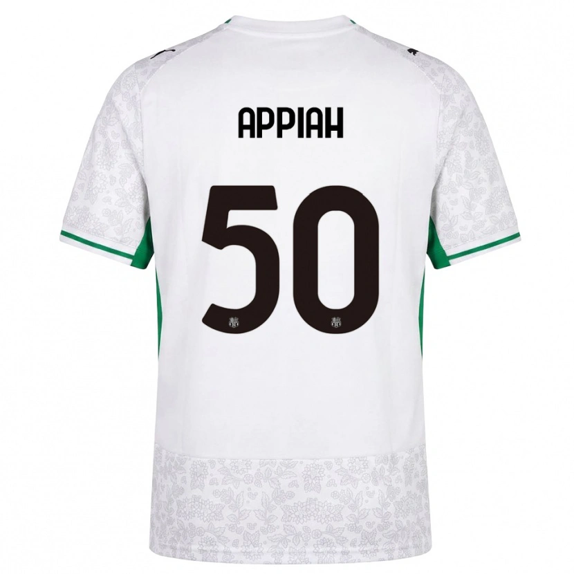 Danxen Mann Lorenzo Appiah #50 Hvit Svart Grønn Bortetrøye Drakt Trøye 2026/27 Skjorter T-Skjorte