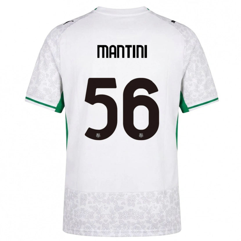 Danxen Mann Raffaele Mantini #56 Hvit Svart Grønn Bortetrøye Drakt Trøye 2026/27 Skjorter T-Skjorte