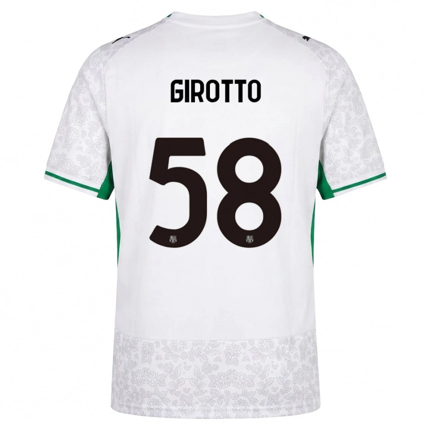 Danxen Mann Emma Girotto #58 Hvit Svart Grønn Bortetrøye Drakt Trøye 2026/27 Skjorter T-Skjorte