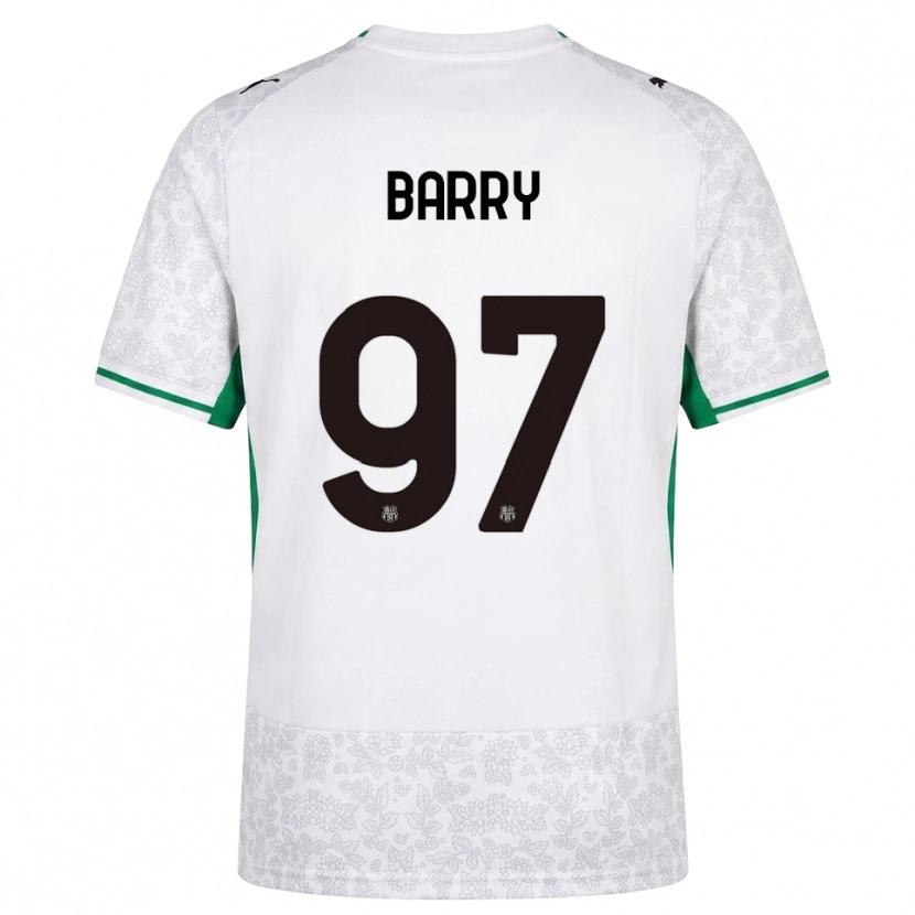 Danxen Mann Omar Barry #97 Hvit Svart Grønn Bortetrøye Drakt Trøye 2026/27 Skjorter T-Skjorte