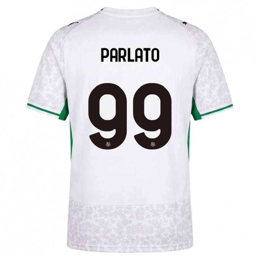 Danxen Mann Claudio Parlato #99 Hvit Svart Grønn Bortetrøye Drakt Trøye 2026/27 Skjorter T-Skjorte