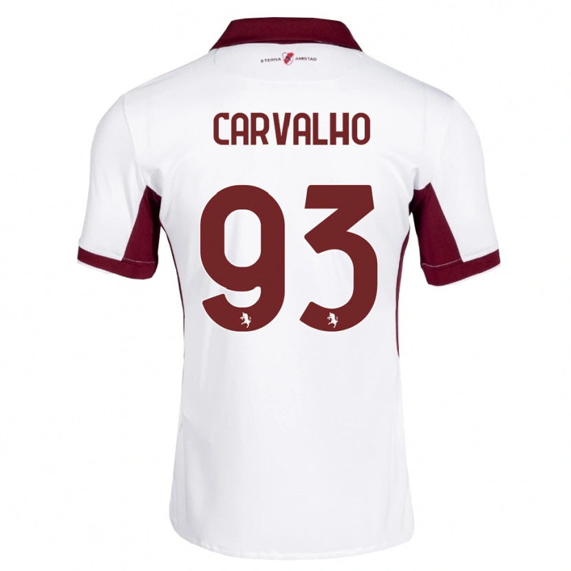 Danxen Mann Lorenzo Carvalho #93 Burgunder Hvit Rød Bortetrøye Drakt Trøye 2026/27 Skjorter T-Skjorte
