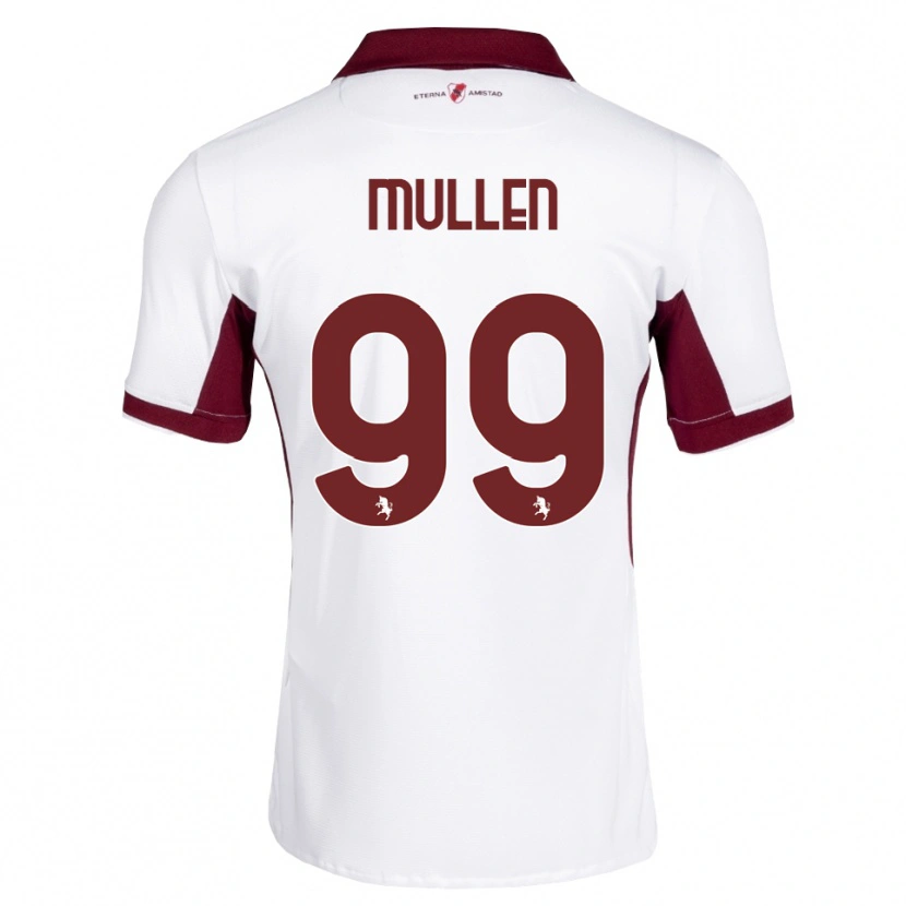 Danxen Mann Senan Mullen #99 Burgunder Hvit Rød Bortetrøye Drakt Trøye 2026/27 Skjorter T-Skjorte