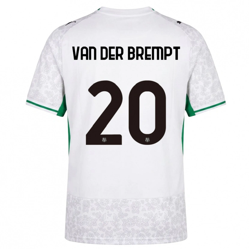 Danxen Mann Ignace Van Der Brempt #20 Hvit Svart Grønn Bortetrøye Drakt Trøye 2026/27 Skjorter T-Skjorte