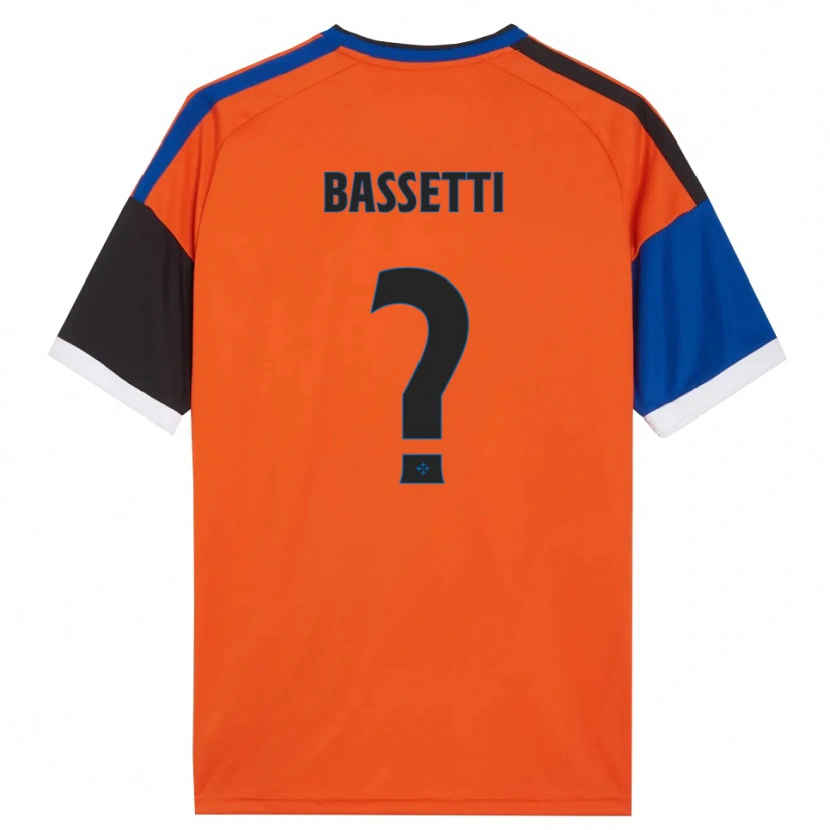 Danxen Mann Giovanni Bassetti #0 Oransje Blå Svart Hvit Bortetrøye Drakt Trøye 2026/27 Skjorter T-Skjorte
