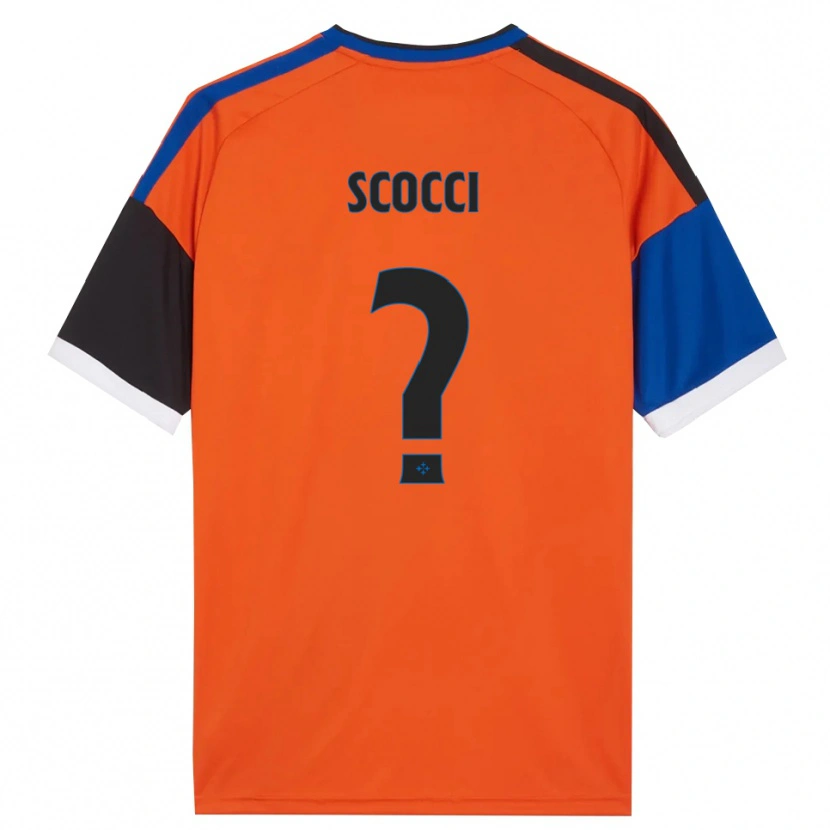 Danxen Mann Nicholas Scocci #0 Oransje Blå Svart Hvit Bortetrøye Drakt Trøye 2026/27 Skjorter T-Skjorte