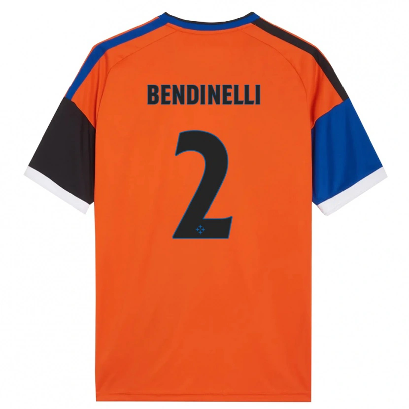 Danxen Mann Louis Bendinelli #2 Oransje Blå Svart Hvit Bortetrøye Drakt Trøye 2026/27 Skjorter T-Skjorte