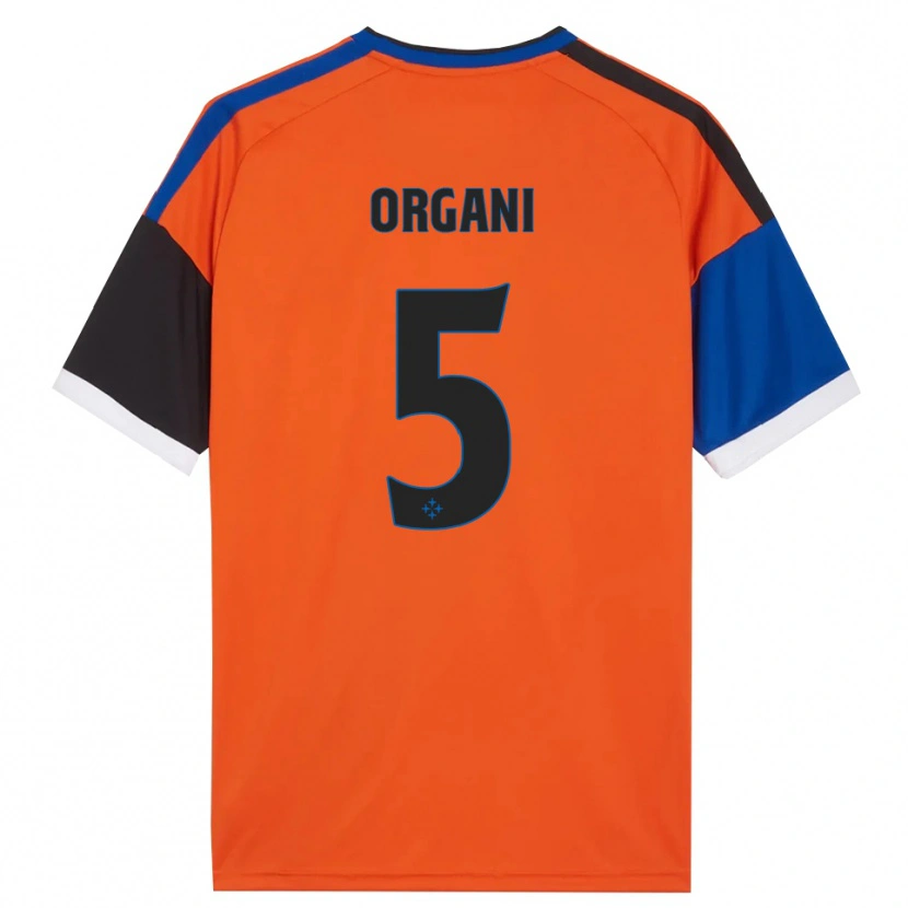 Danxen Mann Gianluca Organi #5 Oransje Blå Svart Hvit Bortetrøye Drakt Trøye 2026/27 Skjorter T-Skjorte