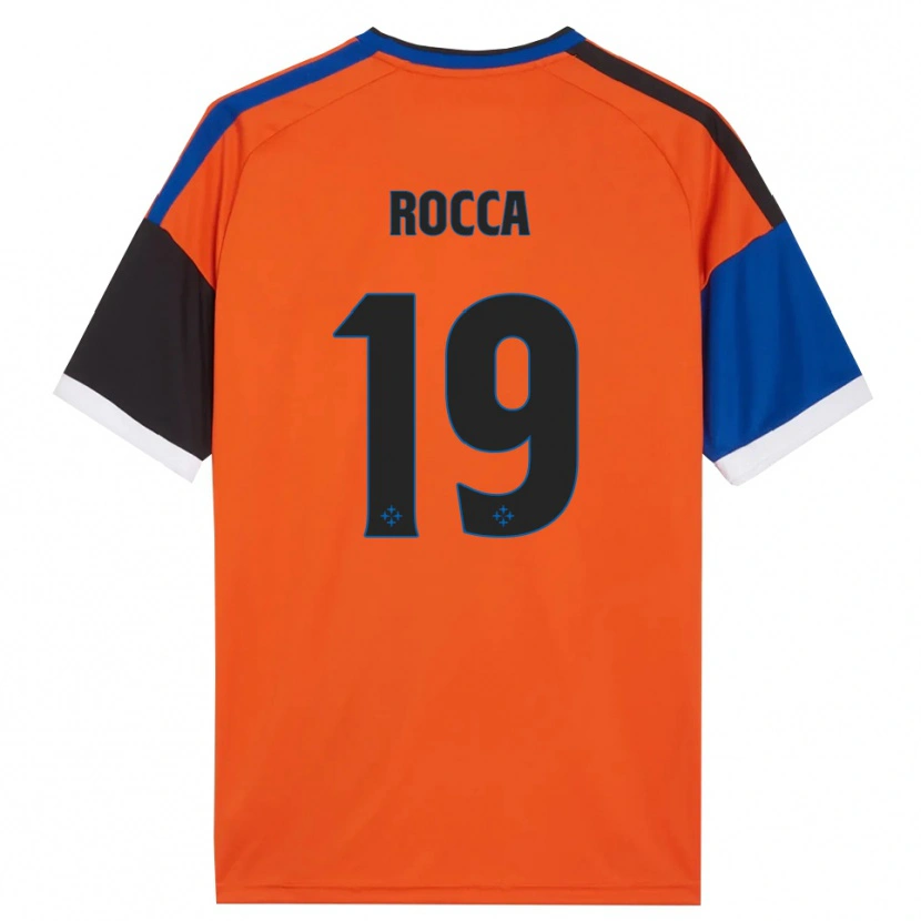 Danxen Mann Lorenzo Rocca #19 Oransje Blå Svart Hvit Bortetrøye Drakt Trøye 2026/27 Skjorter T-Skjorte