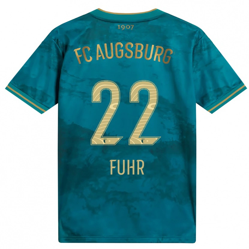 Danxen Mann Paula Fuhr #22 Grønn Brun Bortetrøye Drakt Trøye 2026/27 Skjorter T-Skjorte