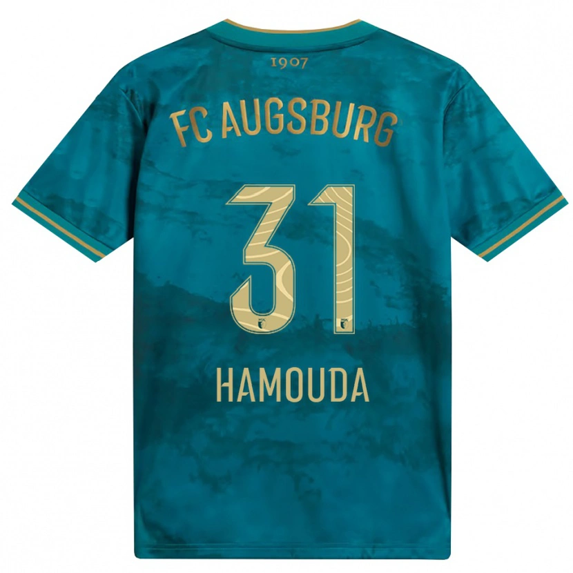 Danxen Mann Hania Hamouda #31 Grønn Brun Bortetrøye Drakt Trøye 2026/27 Skjorter T-Skjorte