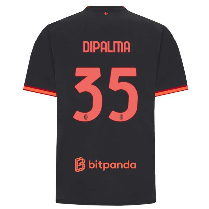 Danxen Mann Matteo Dipalma #35 Svart Rød Tredje Sett Drakt Trøye 2026/27 Skjorter T-Skjorte