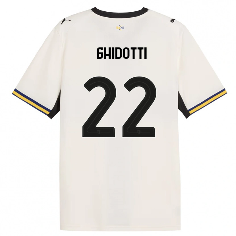Danxen Mann Simone Ghidotti #22 Off-White Svart Gul Hjemmetrøye Drakt Trøye 2026/27 Skjorter T-Skjorte