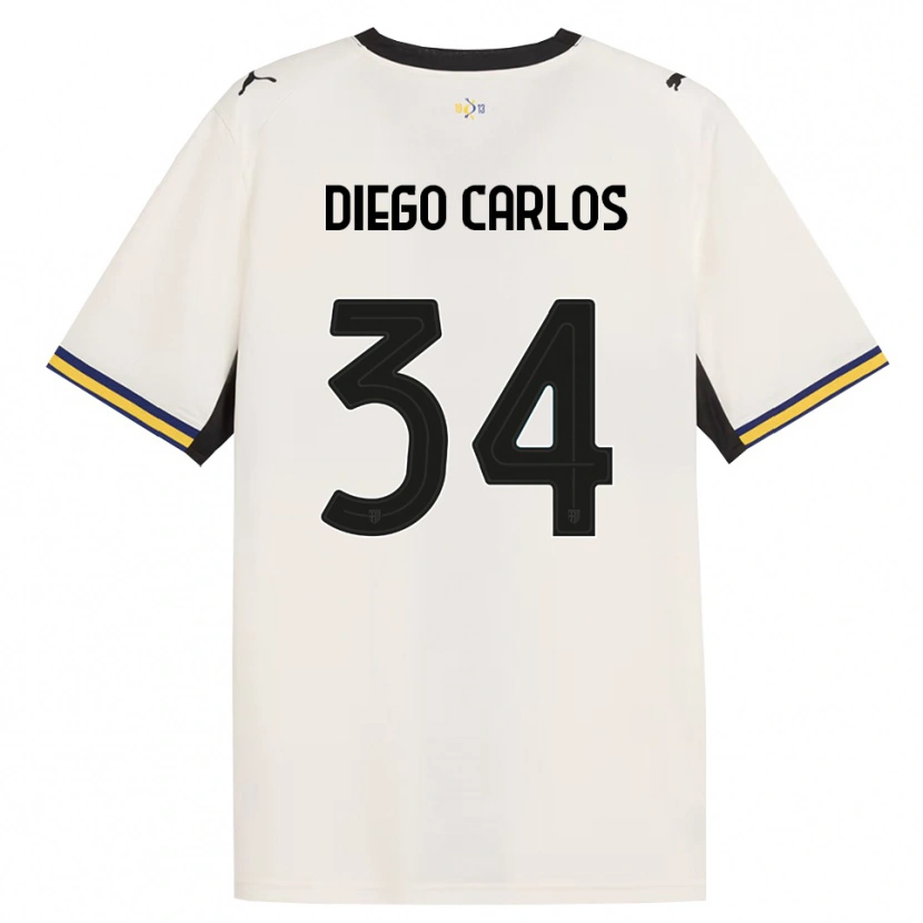 Danxen Mann Diego Carlos #34 Off-White Svart Gul Hjemmetrøye Drakt Trøye 2026/27 Skjorter T-Skjorte