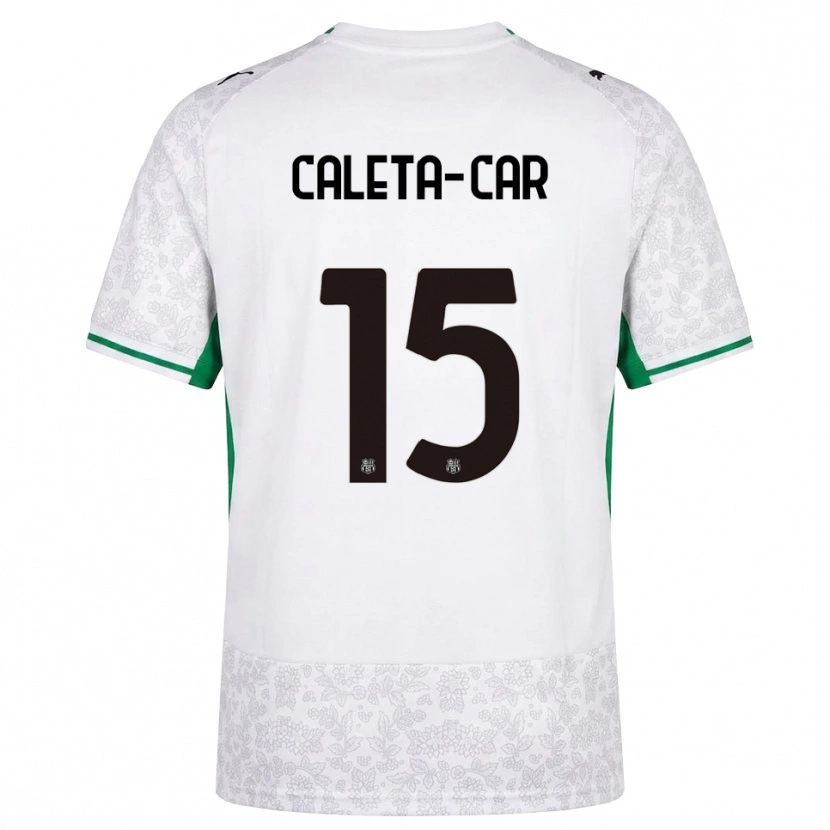 Danxen Dame Duje Caleta-Car #15 Hvit Svart Grønn Bortetrøye Drakt Trøye 2026/27 Skjorter T-Skjorte