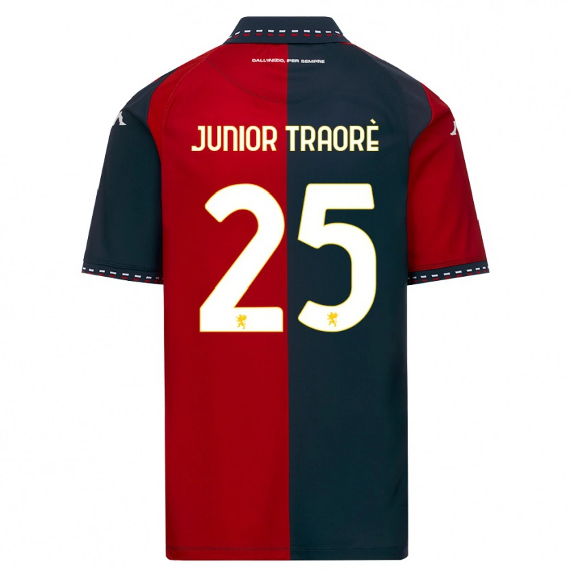 Danxen Dame Hamed Traoré #25 Rød Svart Hvit Hjemmetrøye Drakt Trøye 2026/27 Skjorter T-Skjorte