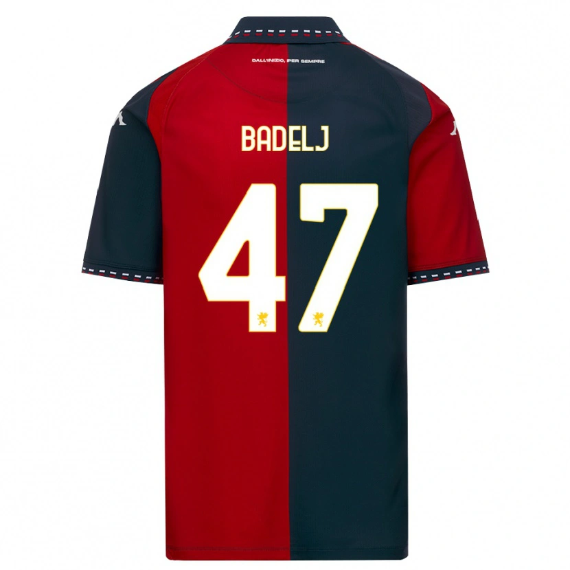 Danxen Dame Milan Badelj #47 Rød Svart Hvit Hjemmetrøye Drakt Trøye 2026/27 Skjorter T-Skjorte