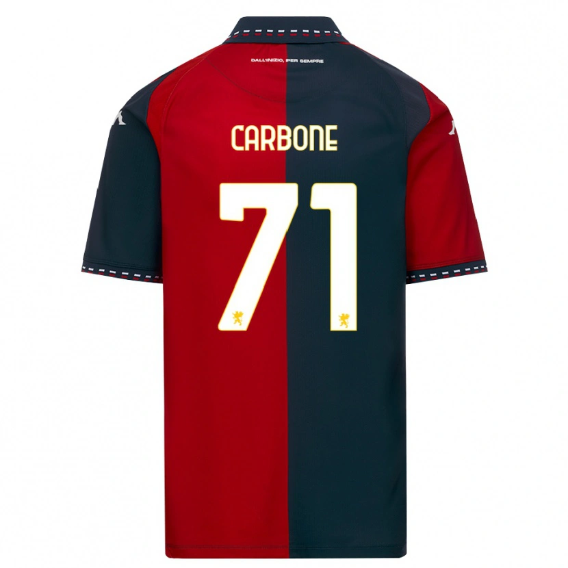 Danxen Dame Filippo Carbone #71 Rød Svart Hvit Hjemmetrøye Drakt Trøye 2026/27 Skjorter T-Skjorte