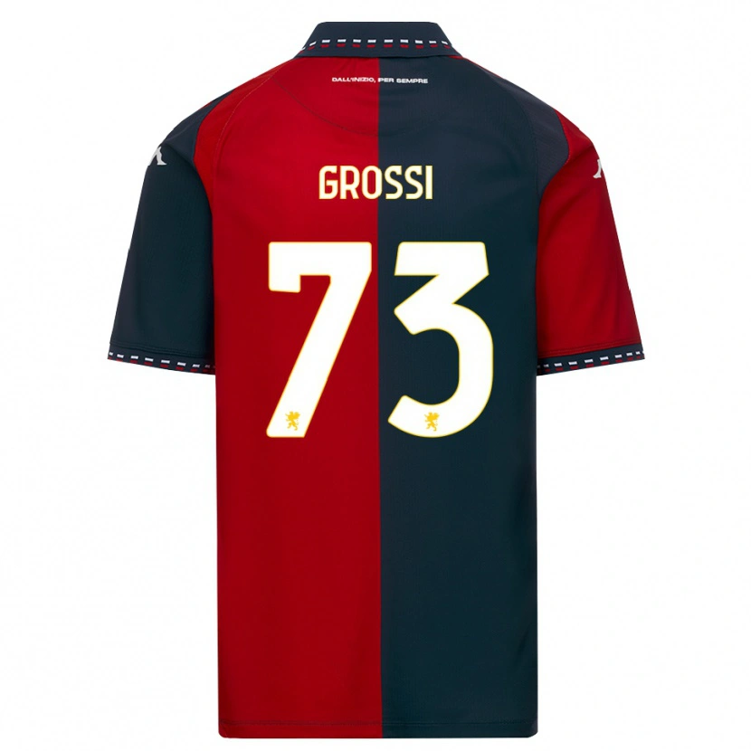 Danxen Dame Jacopo Grossi #73 Rød Svart Hvit Hjemmetrøye Drakt Trøye 2026/27 Skjorter T-Skjorte