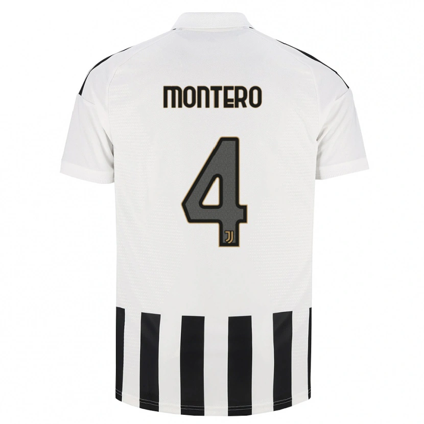 Danxen Dame Alfonso Montero #4 Svart Hvit Brun Hjemmetrøye Drakt Trøye 2026/27 Skjorter T-Skjorte