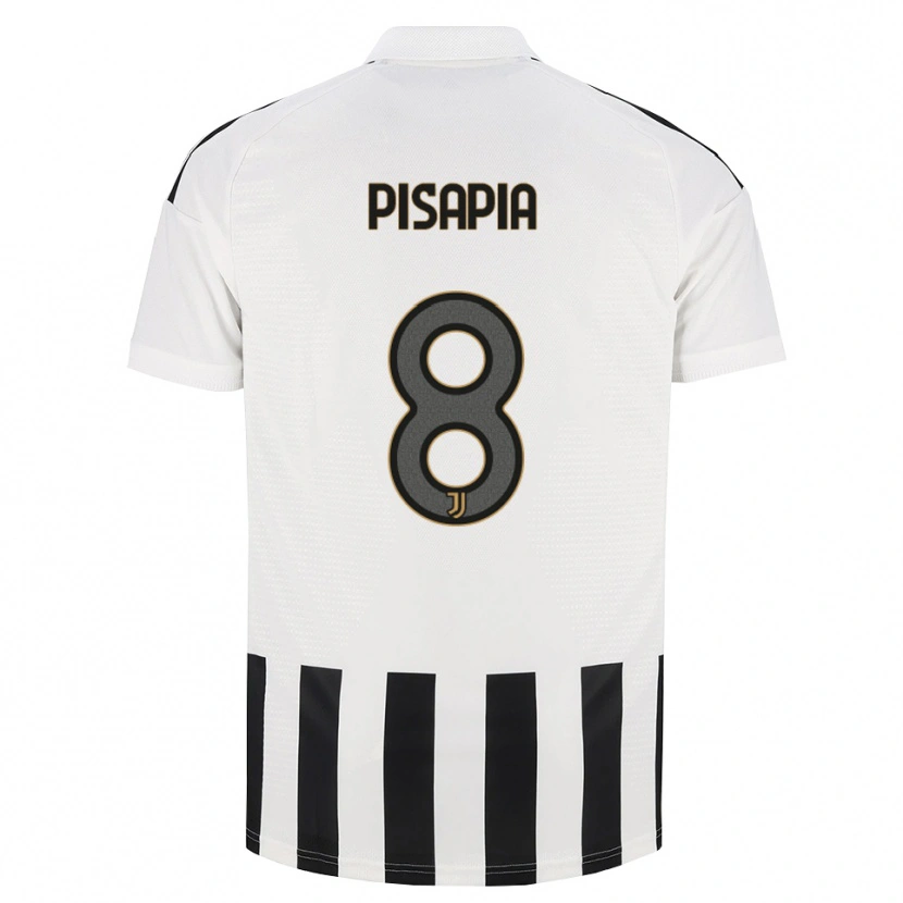Danxen Dame Luciano Pisapia #8 Svart Hvit Brun Hjemmetrøye Drakt Trøye 2026/27 Skjorter T-Skjorte