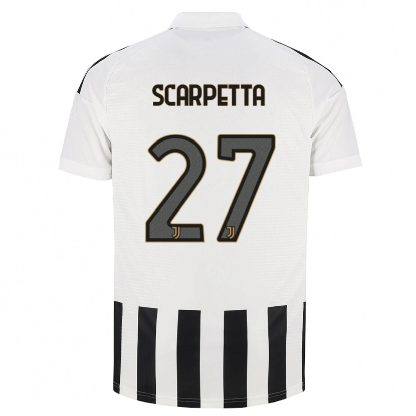 Danxen Dame Jacopo Scarpetta #27 Svart Hvit Brun Hjemmetrøye Drakt Trøye 2026/27 Skjorter T-Skjorte