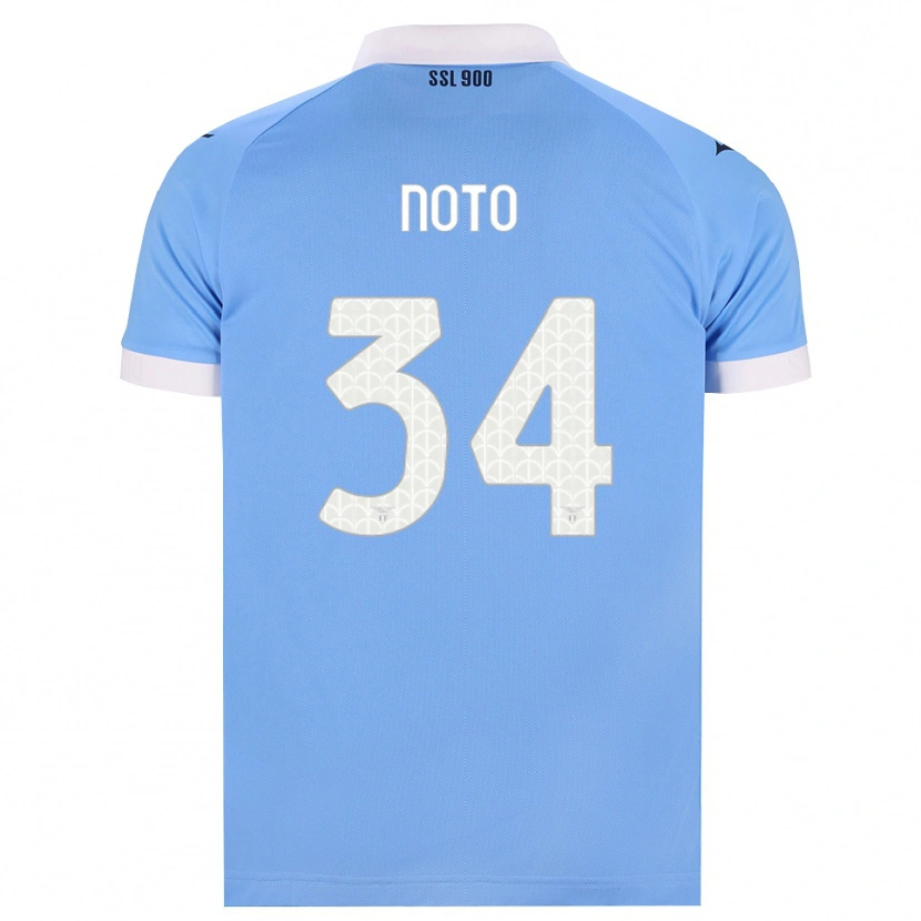 Danxen Dame Pierpaolo Noto #34 Himmelblå Svart Hvit Hjemmetrøye Drakt Trøye 2026/27 Skjorter T-Skjorte