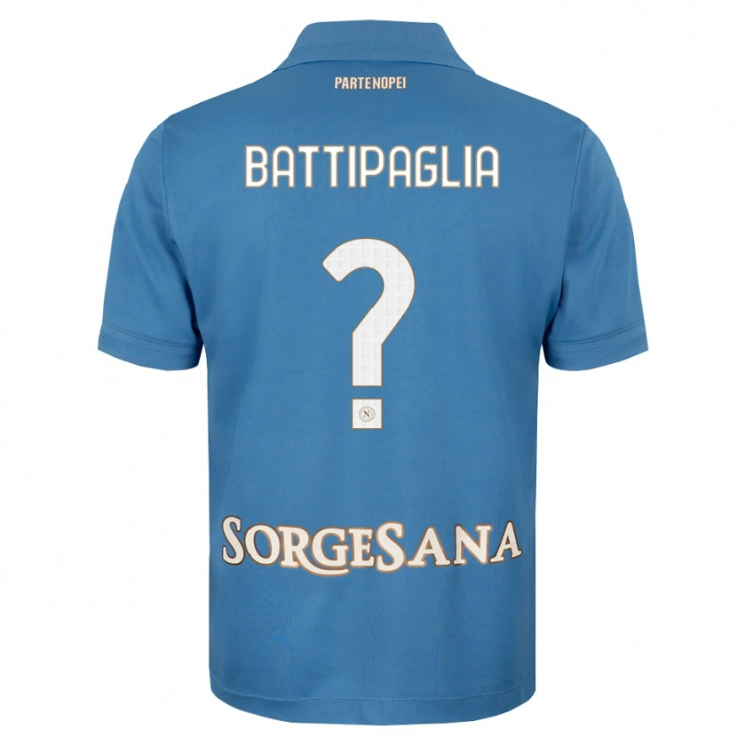 Danxen Dame Luca Battipaglia #0 Dis Blå Hvit Hjemmetrøye Drakt Trøye 2026/27 Skjorter T-Skjorte