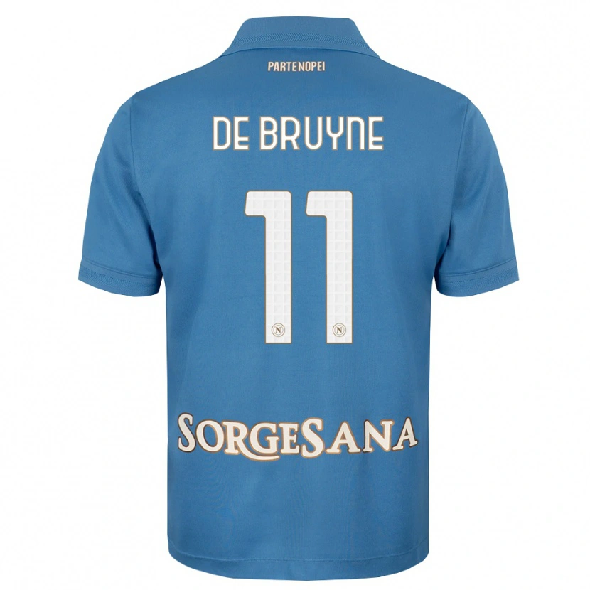 Danxen Dame Kevin De Bruyne #11 Dis Blå Hvit Hjemmetrøye Drakt Trøye 2026/27 Skjorter T-Skjorte