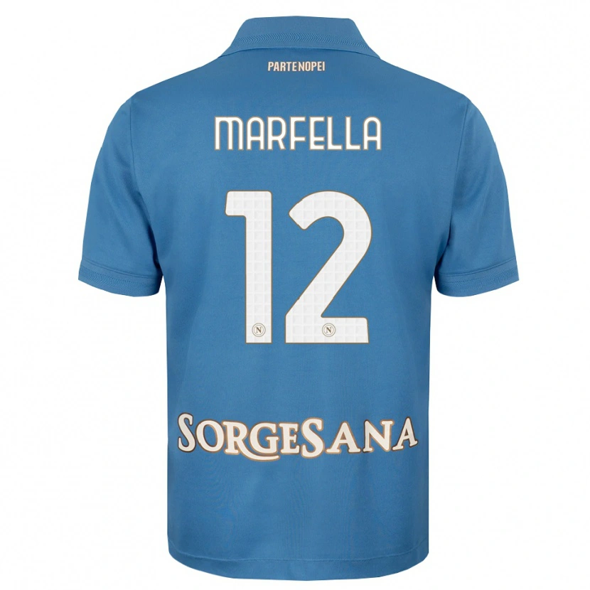 Danxen Dame Davide Marfella #12 Dis Blå Hvit Hjemmetrøye Drakt Trøye 2026/27 Skjorter T-Skjorte